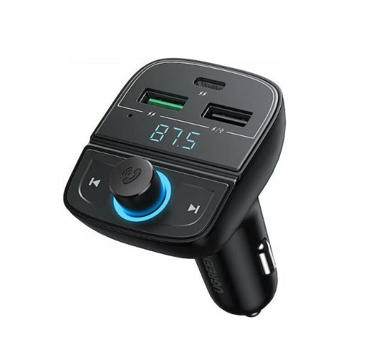 UGREEN FM & Bluetooth Transmitter&Car Charger + TF Slot - Black