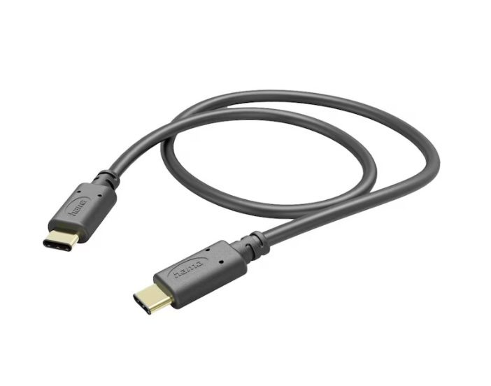 Hama USB cable, USB-C - USB-C, 1.5 m, Black 1.50 m, USB 2.0, Minimum order 3