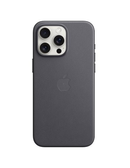 Apple FineWove Series Case with MagSafe for iPhone 15 Pro Max MT4V3ZM/A - Black