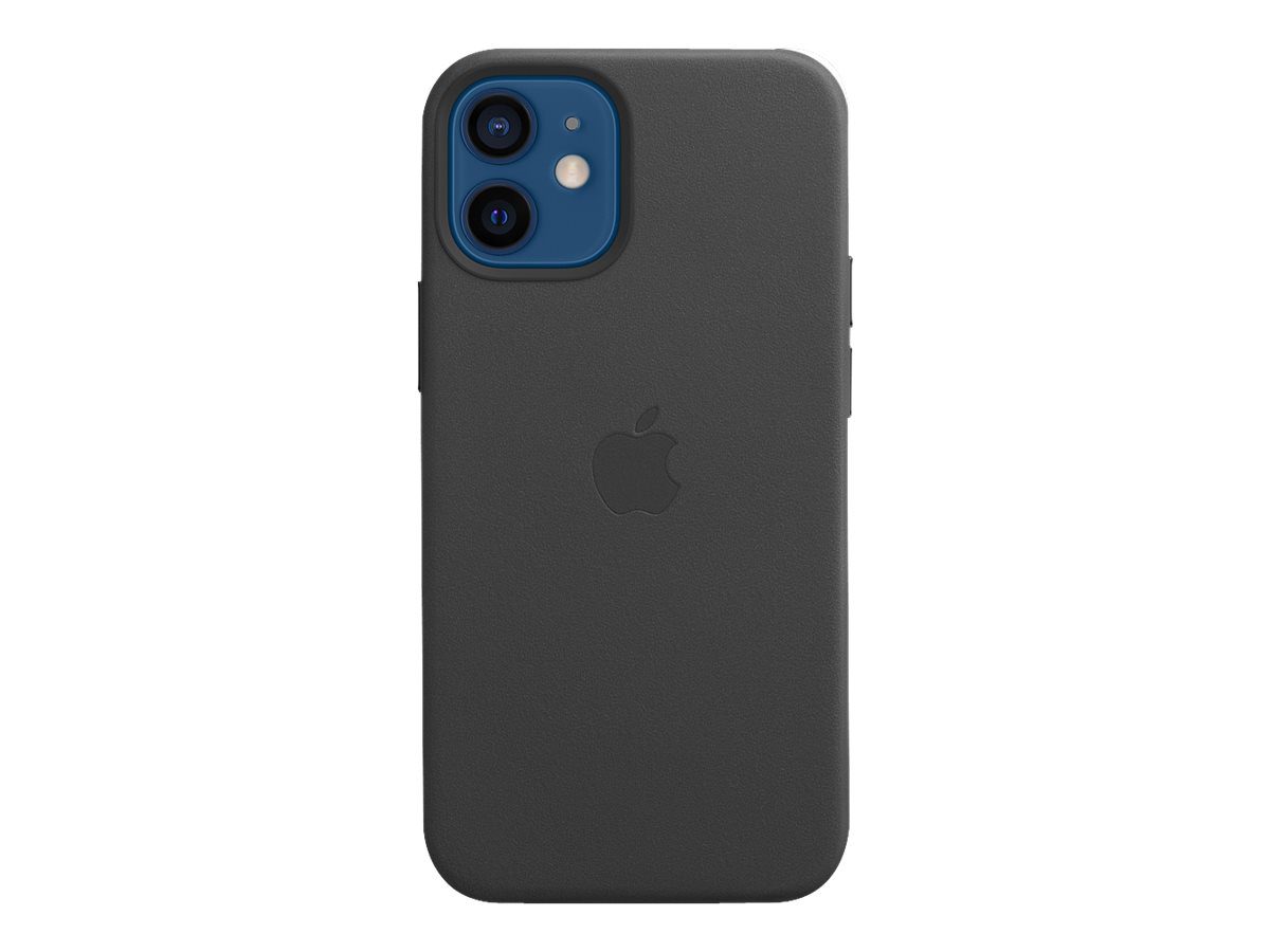 iPhone 12 Mini Apple Leather Case with MagSafe MHKA3ZM/A - Black