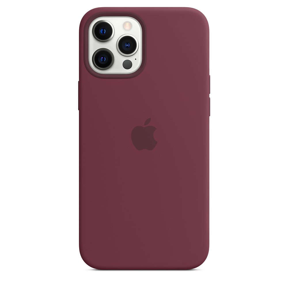 iPhone 12 Pro Max Apple Silicone Case with MagSafe MHLA3ZM/A - Plum