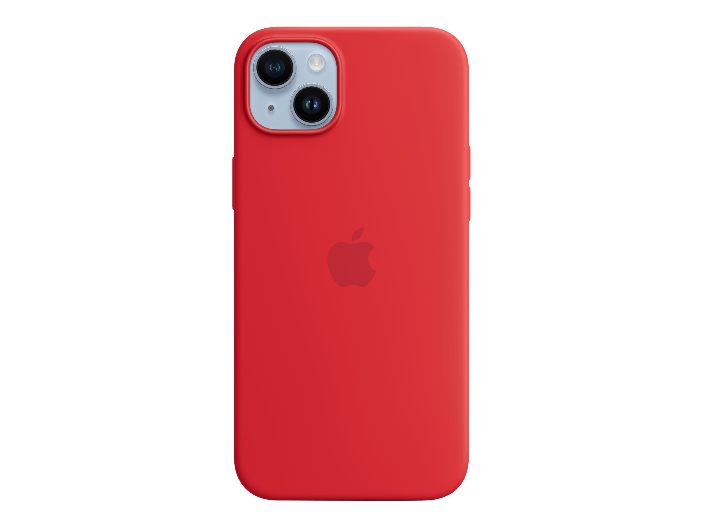 iPhone 14 Plus Apple Silicone Case with MagSafe MPT63ZM/A - Product (Red)