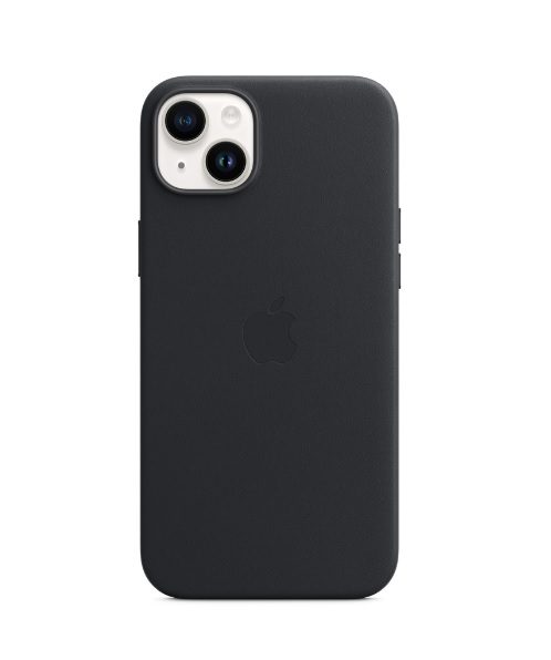 iPhone 14 Plus Apple Leather Case with MagSafe MPP93ZM/A - Midnight Black