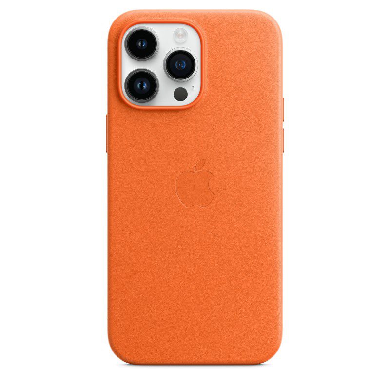 iPhone 14 Pro Max Apple Leather Case with MagSafe MPPR3ZM/A - Orange