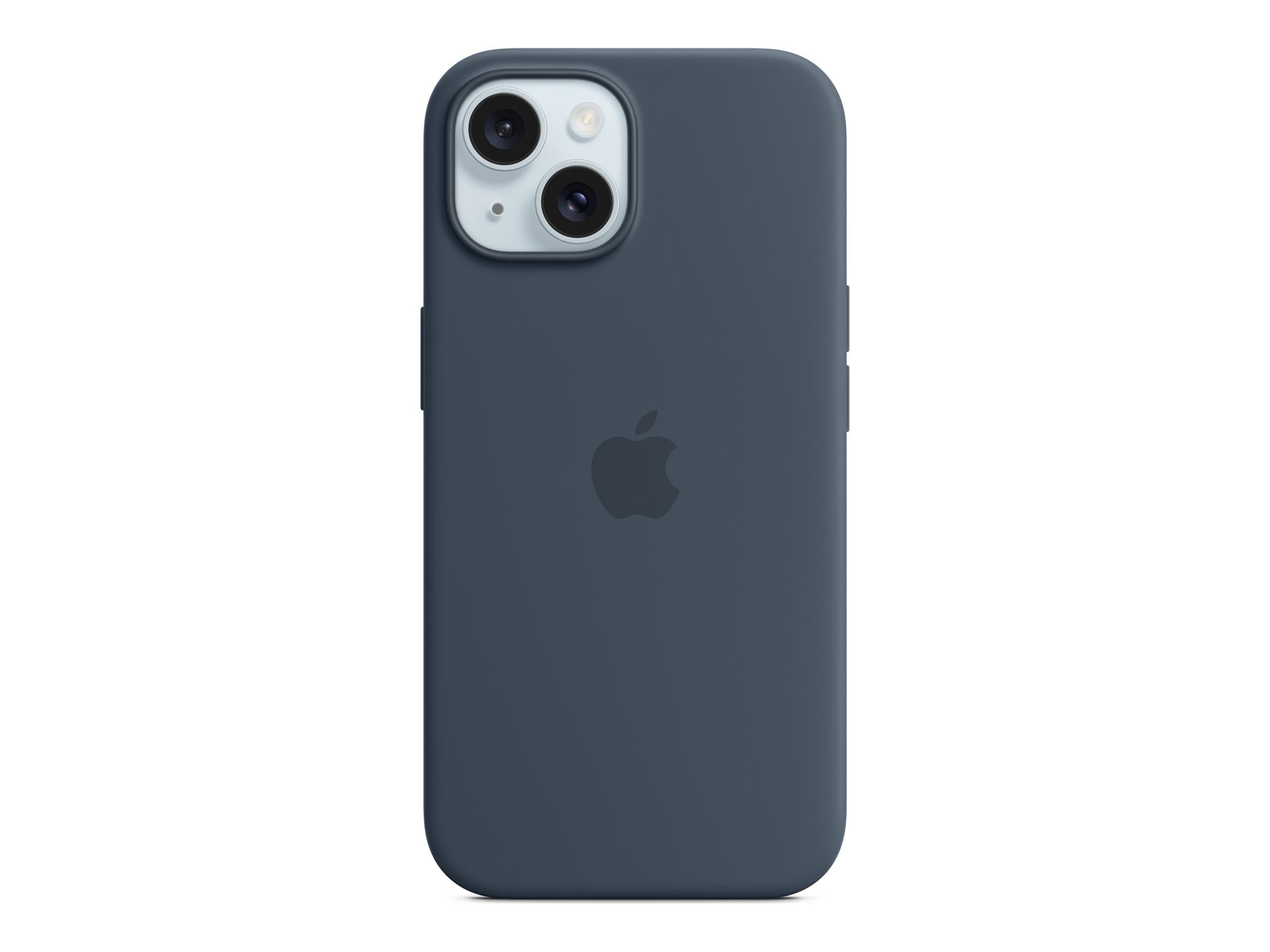 iPhone 15 Apple Silicone Case with MagSafe MT0N3ZM/A - Storm Blue