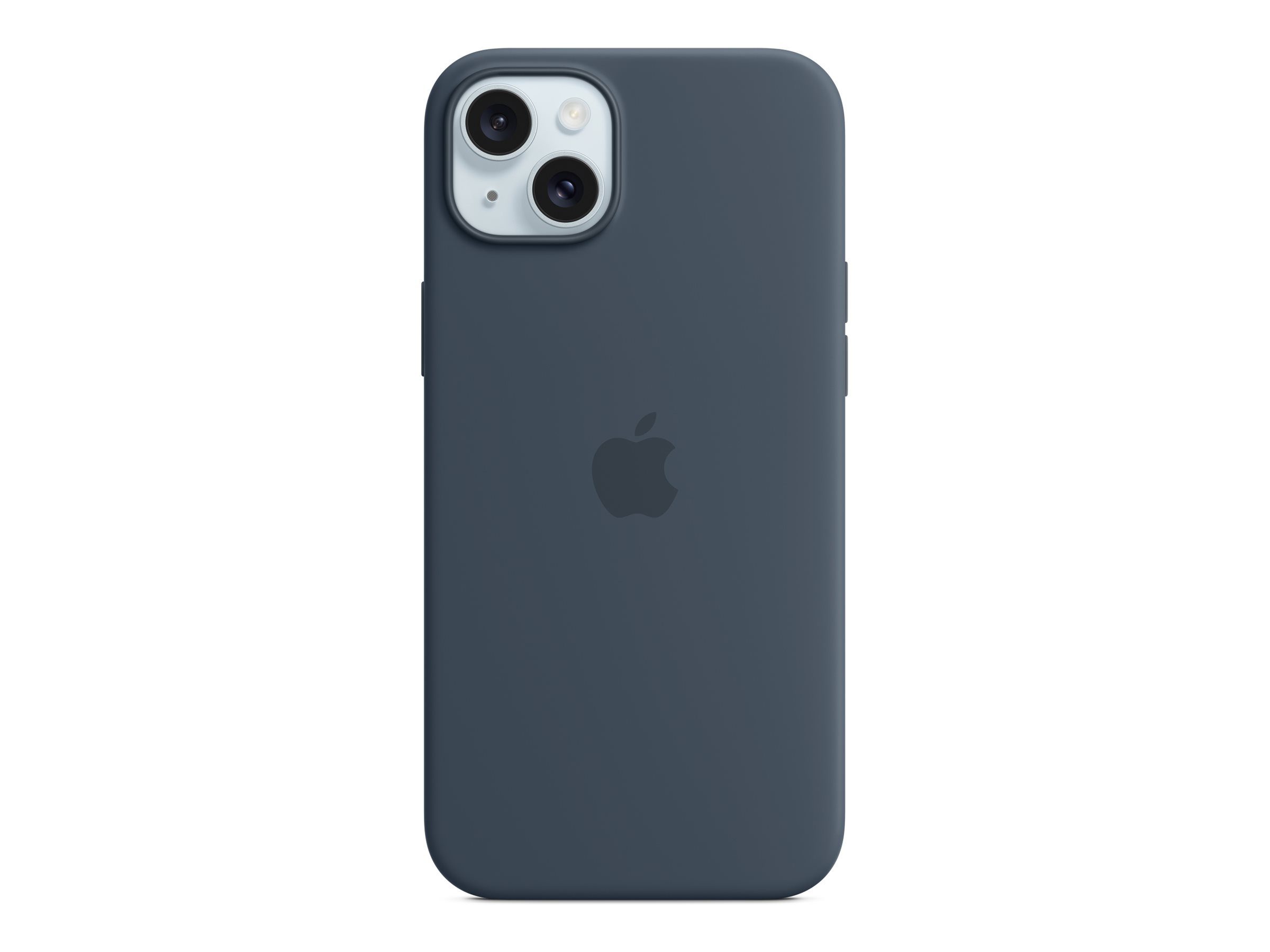 iPhone 15 Plus Apple Silicone Case with MagSafe MT123ZM/A - Storm Blue