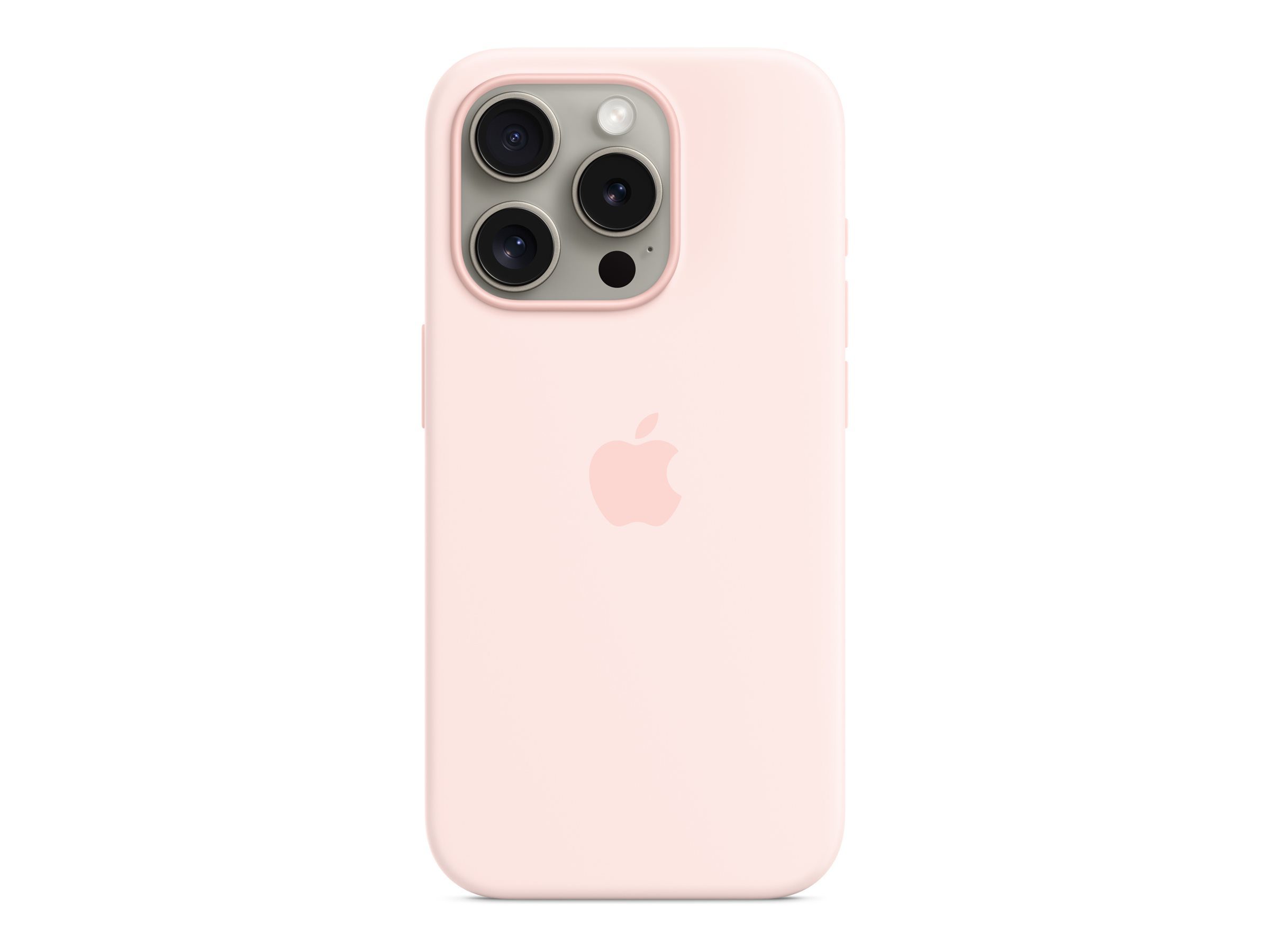 iPhone 15 Pro Apple Silicone Case with MagSafe MT1F3ZM/A - Light Pink
