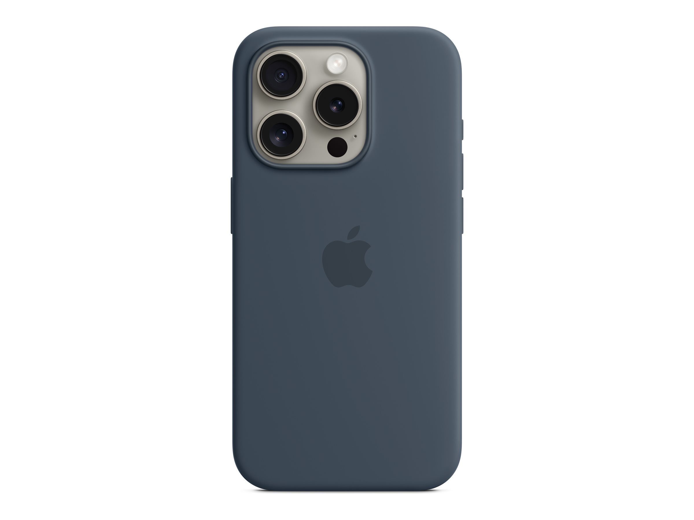iPhone 15 Pro Apple Silicone Case with MagSafe MT1D3ZM/A - Storm Blue