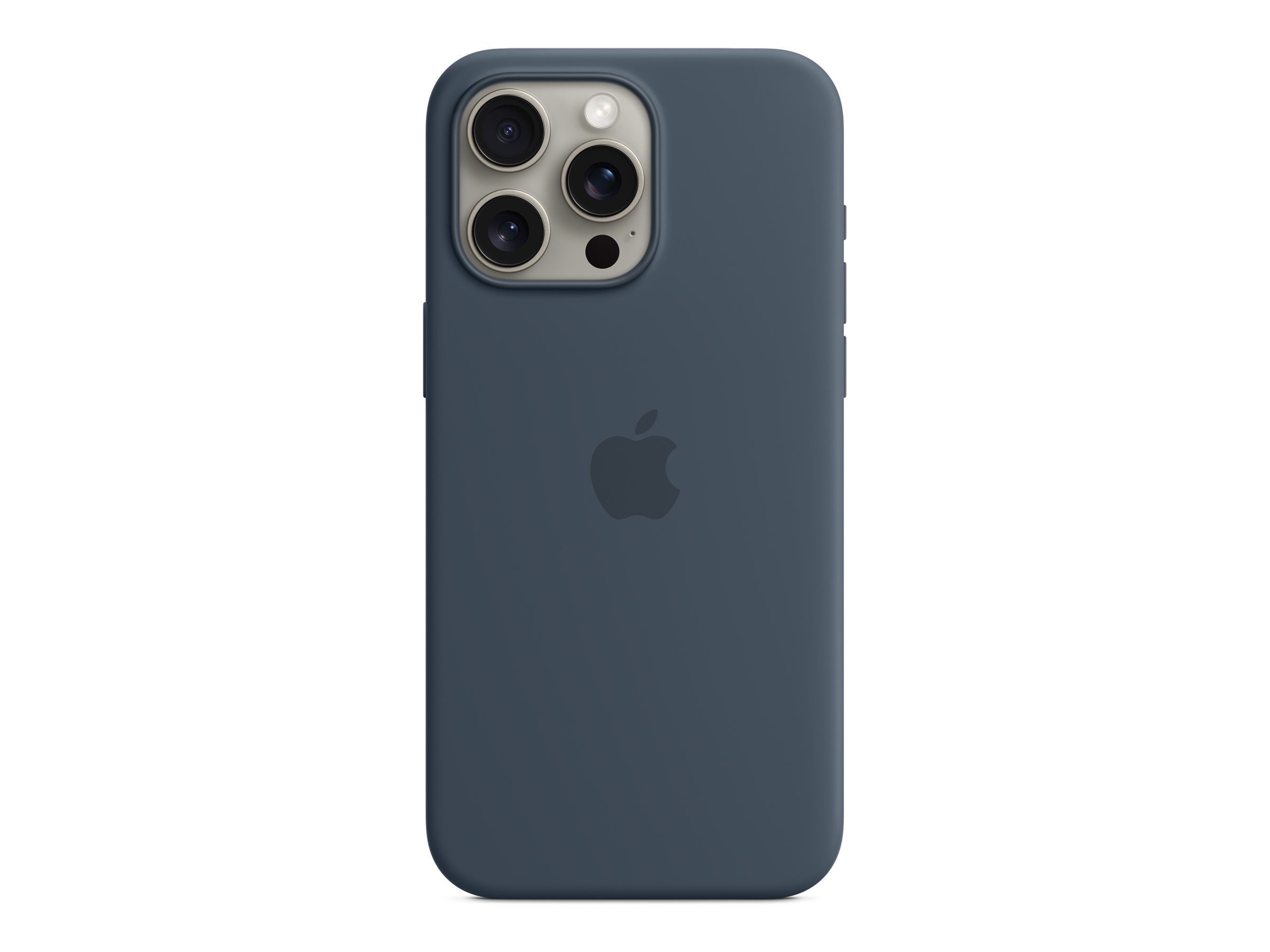 iPhone 15 Pro Max Apple Silicone Case with MagSafe MT1P3ZM/A - Storm Blue