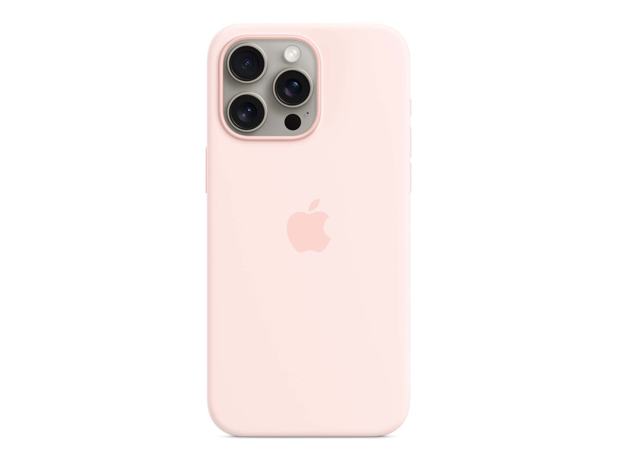 iPhone 15 Pro Max Apple Silicone Case with MagSafe MT1U3ZM/A - Light Pink