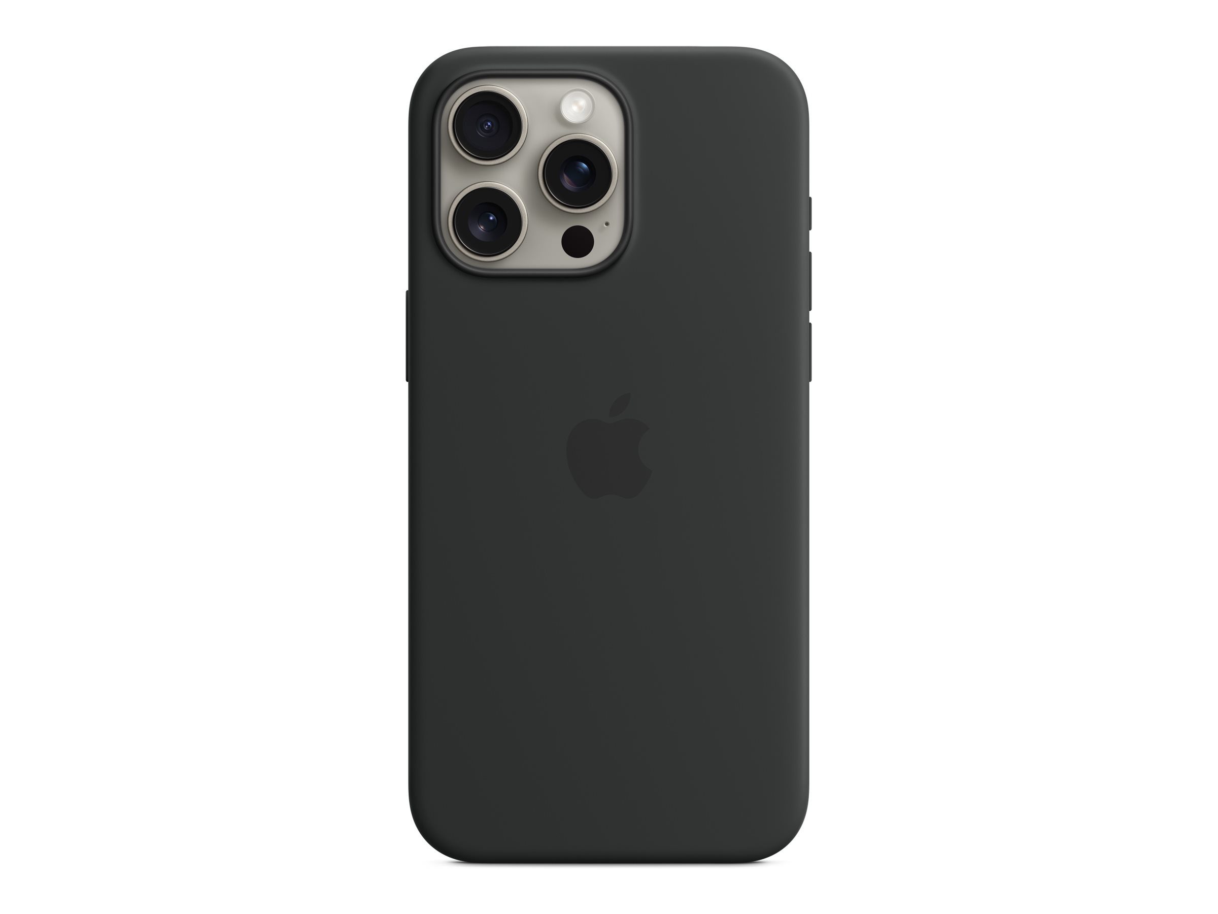 iPhone 15 Pro Max Apple Silicone Case with MagSafe MT1M3ZM/A - Black