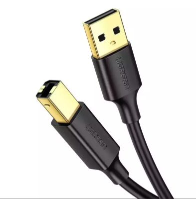 UGREEN USB 2.0 AM to BM Print Cable 3m - Black