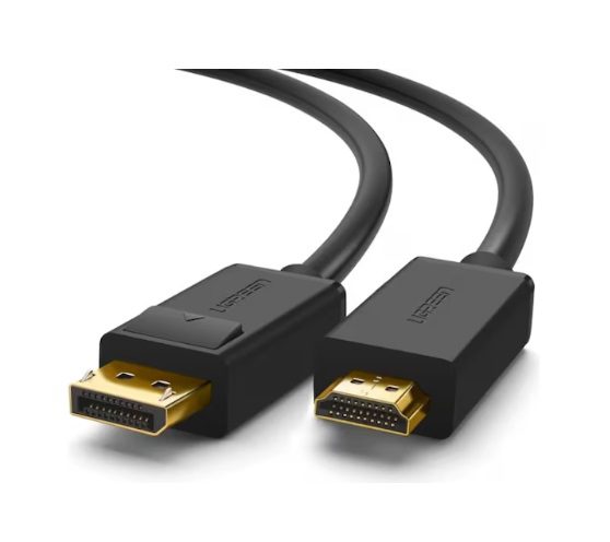 UGREEN DP Male to HDMI Male Cable 3m - Black