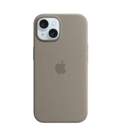 iPhone 15 Apple Silicone Case with MagSafe MT0Q3ZM/A - Clay