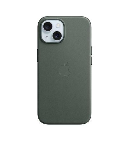 Apple FineWove Case with MagSafe for iPhone 15 MT3J3ZM/A - Evergreen