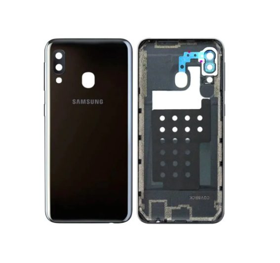 Back Cover with Camera Lens for Samsung Galaxy A20e (Black)