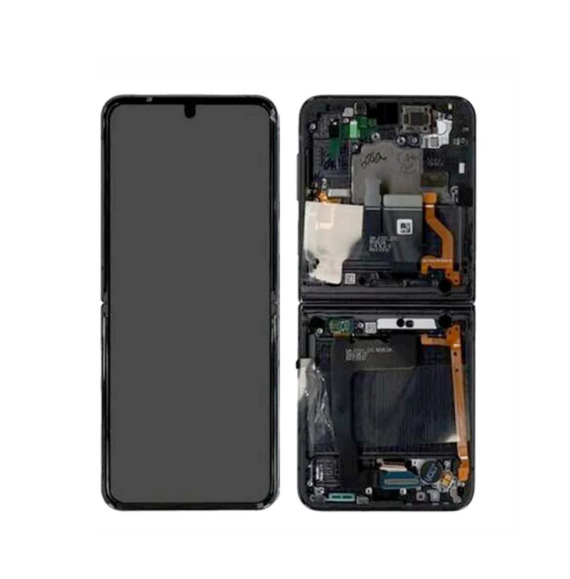 Galaxy Z Flip 4 5G Black Inner OLED Touchscreen - SM-F721 / GH82-29440E / GH82-29441E / GH82-30238E / GH82-30239E (Service Pack)