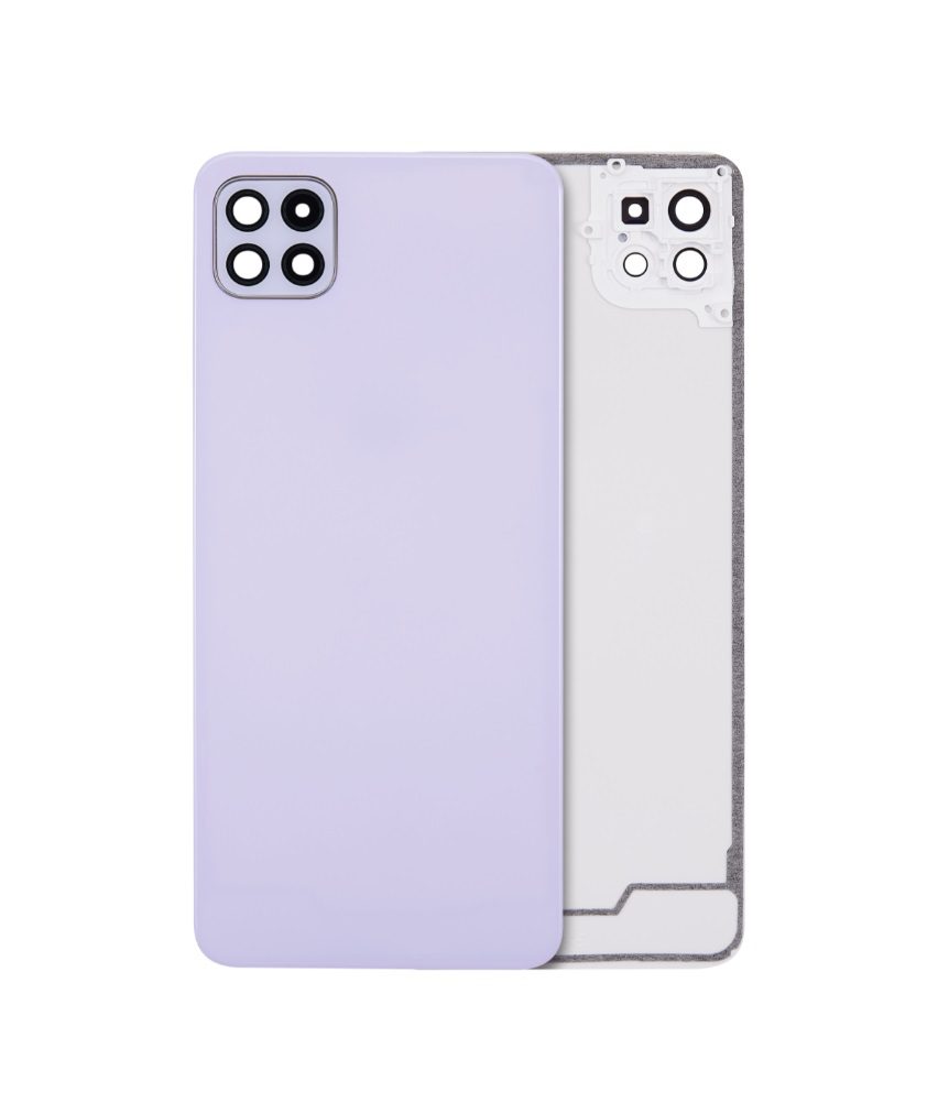 Back Cover Glass With Camera Lens For Samsung Galaxy A22 5G - Violet