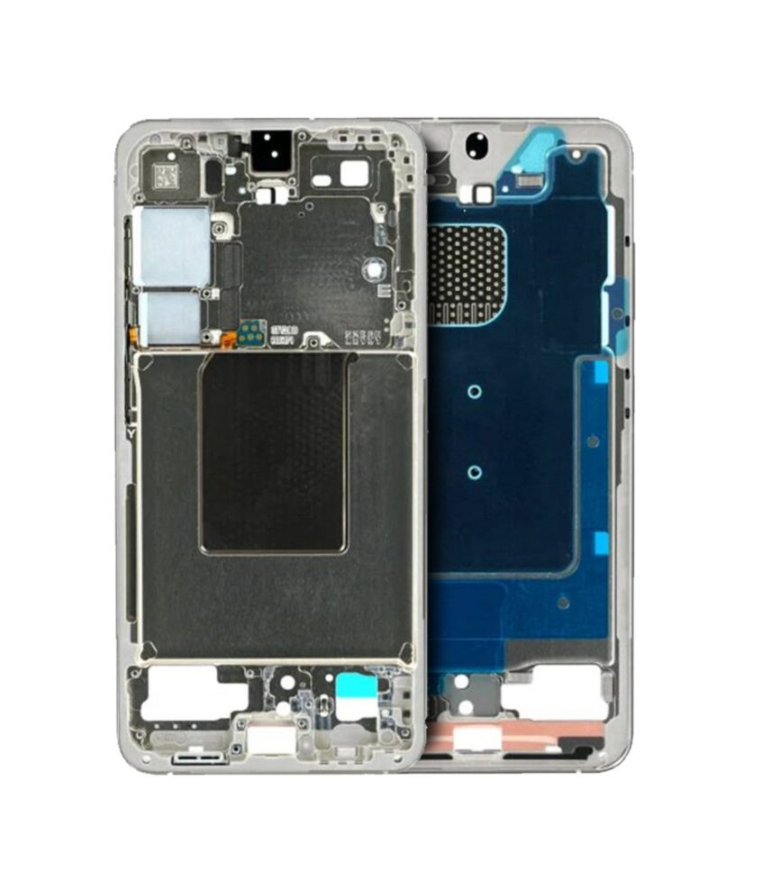 Mid-Frame Housing For Samsung Galaxy S24 (Amber Yellow)