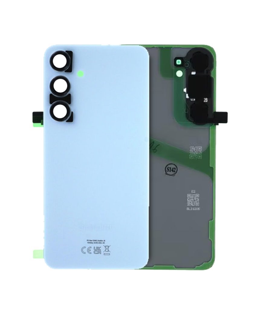 Back Cover Glass With Camera Lens For Samsung Galaxy S24 Plus (Sapphire Blue)