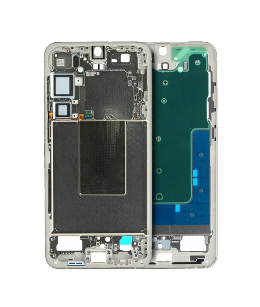 Mid-Frame Housing For Samsung Galaxy S24 Plus (Amber Yellow)