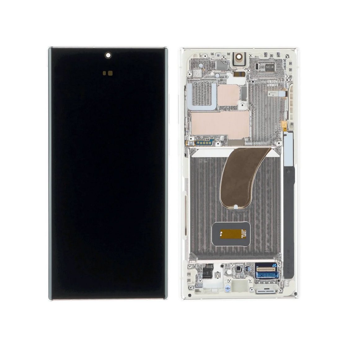 Galaxy S23 Ultra Cream OLED Touchscreen – SM-S918B / GH82-31247A / GH82-33783A (Service Pack) Assembled with Frame