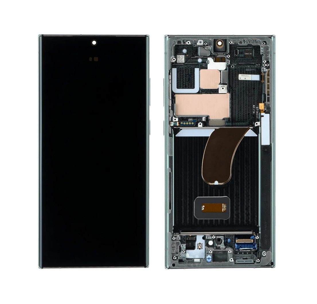 Galaxy S23 Ultra Green OLED Touchscreen – SM-S918B / GH82-31247A / GH82-33783A (Service Pack) Assembled with Frame