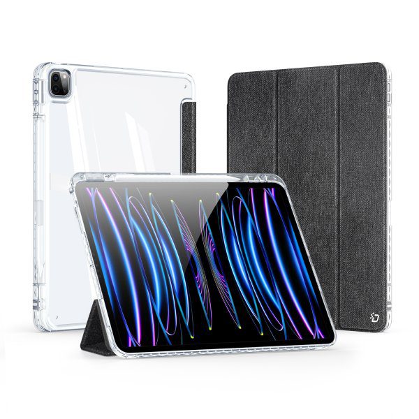 Dux Ducis Unid Protective Cover For iPad Pro 12.9 (2024) / iPad Pro 13 2024 (M4) - Black