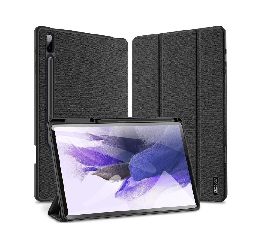 Dux Ducis Domo Series For Samsung Galaxy Tab S8+ / Galaxy Tab S7 FE / Galaxy Tab S7+ - Black