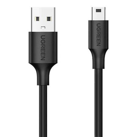 UGREEN 5 Pin gold-plated USB cable - mini USB 0.5m - Black