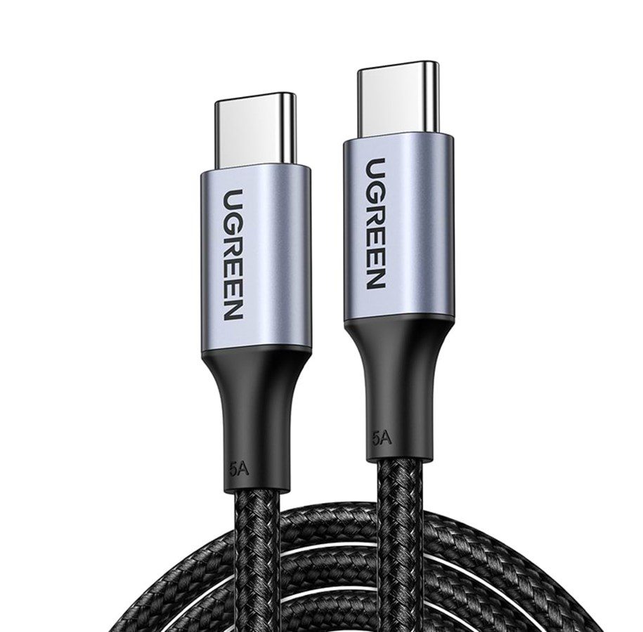 UGREEN USB-C - USB-C PD QC FCP cable 100W 5A 480Mb/s 2m - Gray