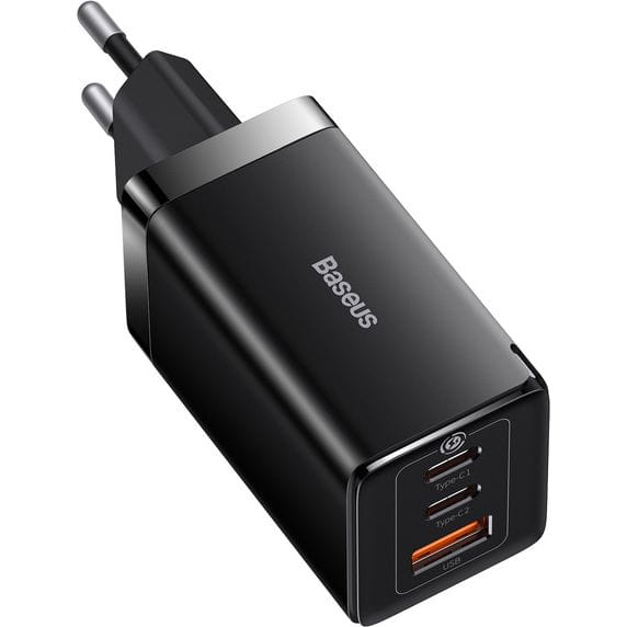 Baseus GaN5 Pro Fast Charger 2C+U 65W EU - Black (CCGP120201)