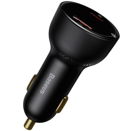 Baseus Enjoy Car Wireless MP3 Charger (Wireless 5.0+5V/3.4A) - Black (CCLH-01)