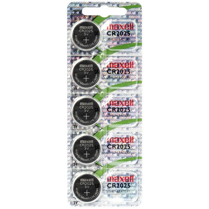 Maxell Lithium Battery CR2025 - (5 pcs)