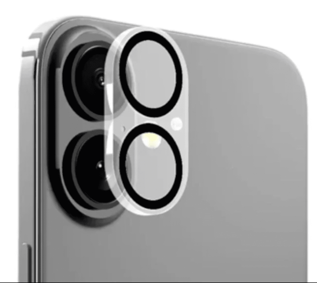 Tempered Glass Camera Protector for iPhone 16 Plus