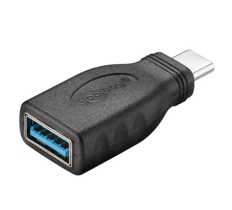 Goobay USB-C – USB-A Adapter USB 3.0 - Black