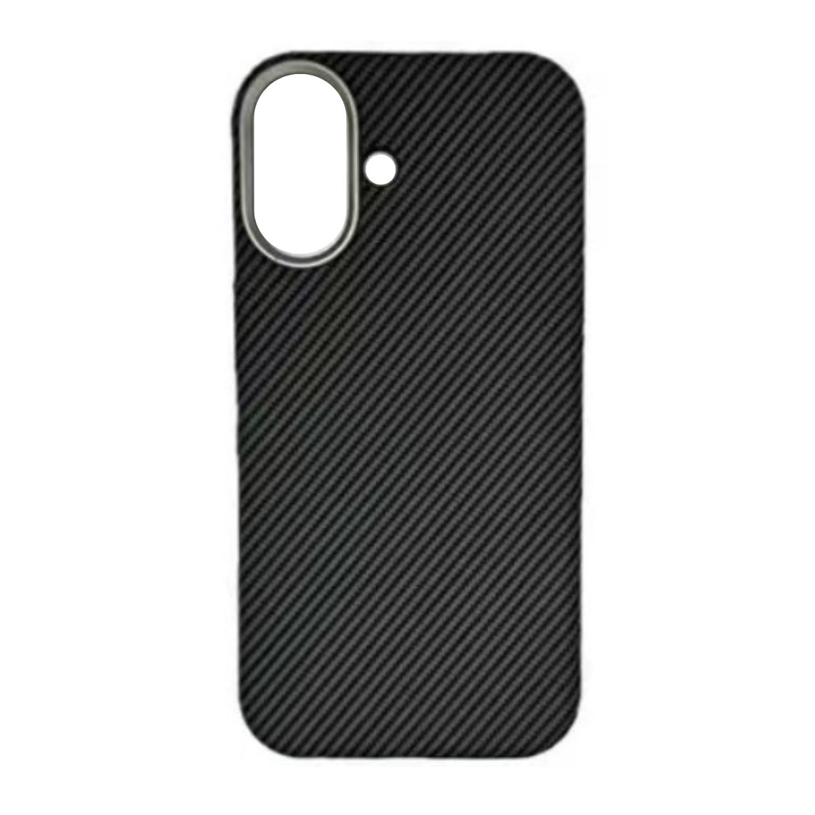 Carbon Fiber Case For iPhone 16 Plus - Black