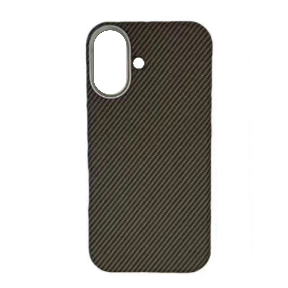 Carbon Fiber Case For iPhone 16 Plus - Brown