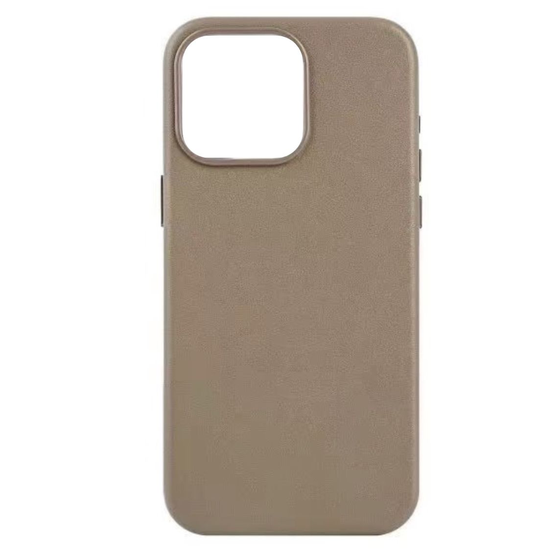 Leather Case For iPhone 16 Pro Max - Taupe