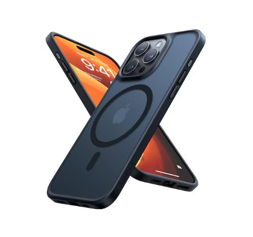 Torras Guardian with MagSafe Case For iPhone 15 Pro - Black