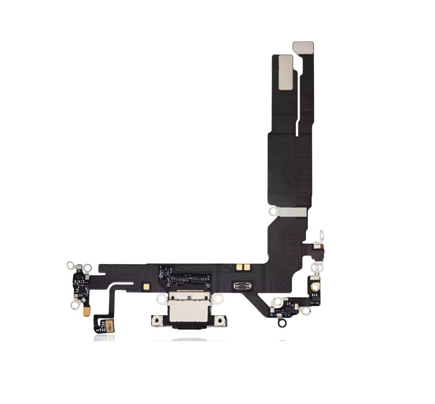 Charging Port Flex Cable For iPhone 16 (Black)