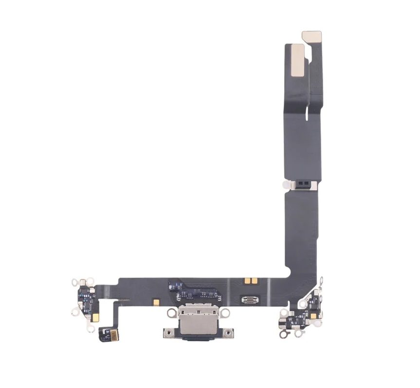 Charging Port Flex Cable For iPhone 16 Plus (Black)