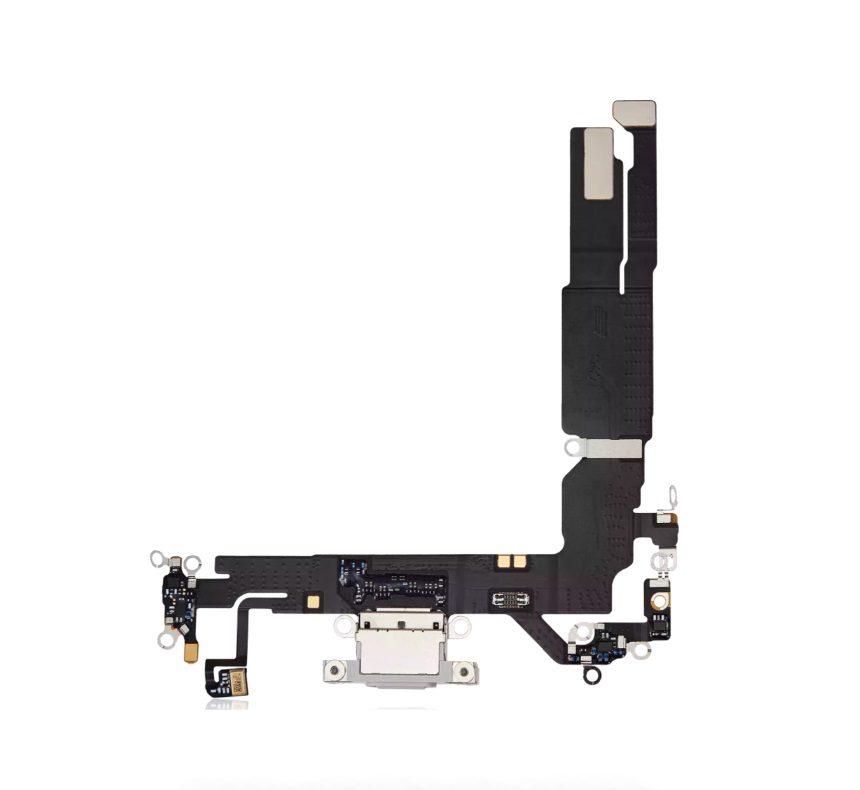 Charging Port Flex Cable For iPhone 16 (White)