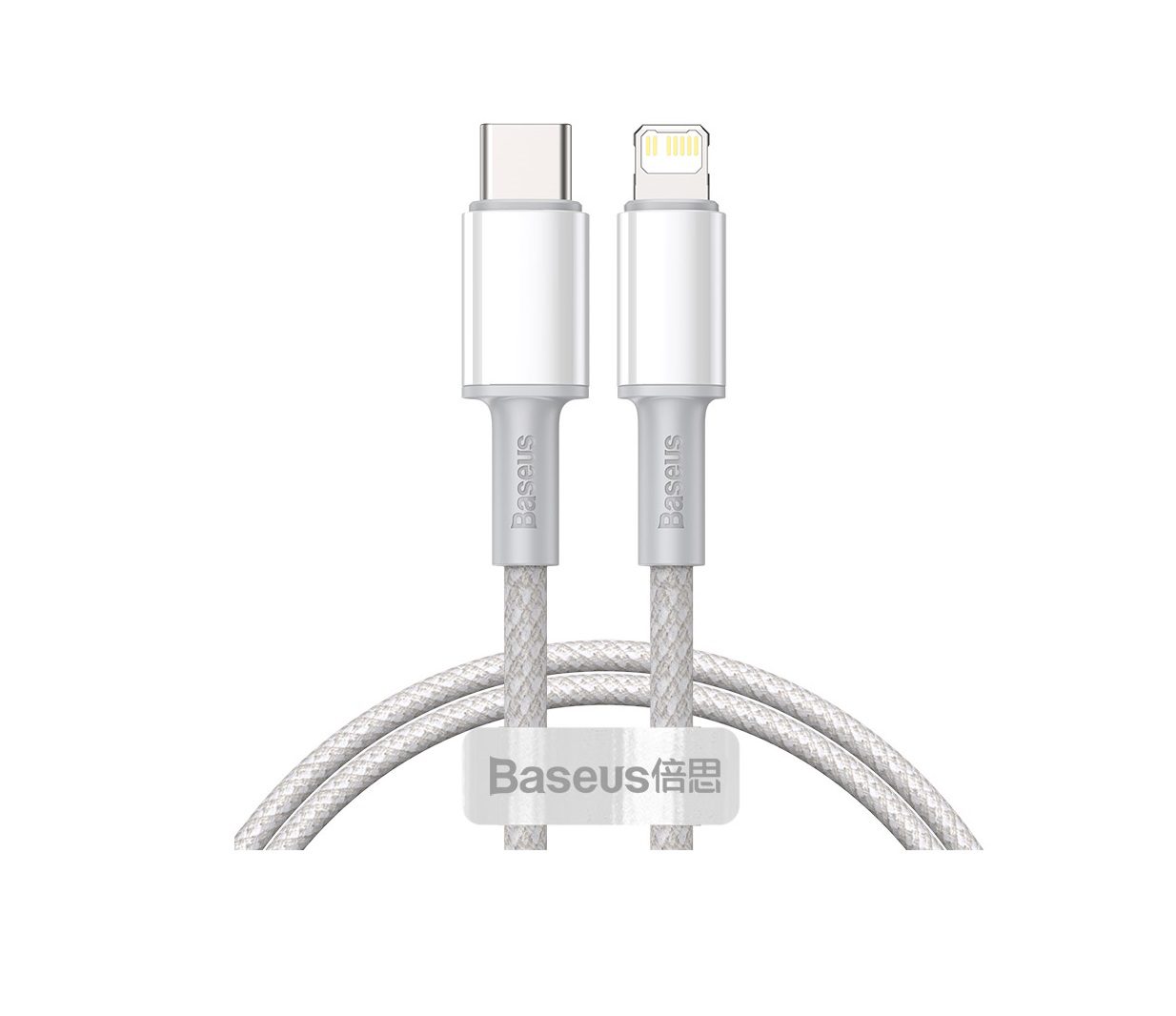 Baseus High Density Braided Fast Charging Data Cable Type-C to iP PD 20W 1m White (CATLGD-02)