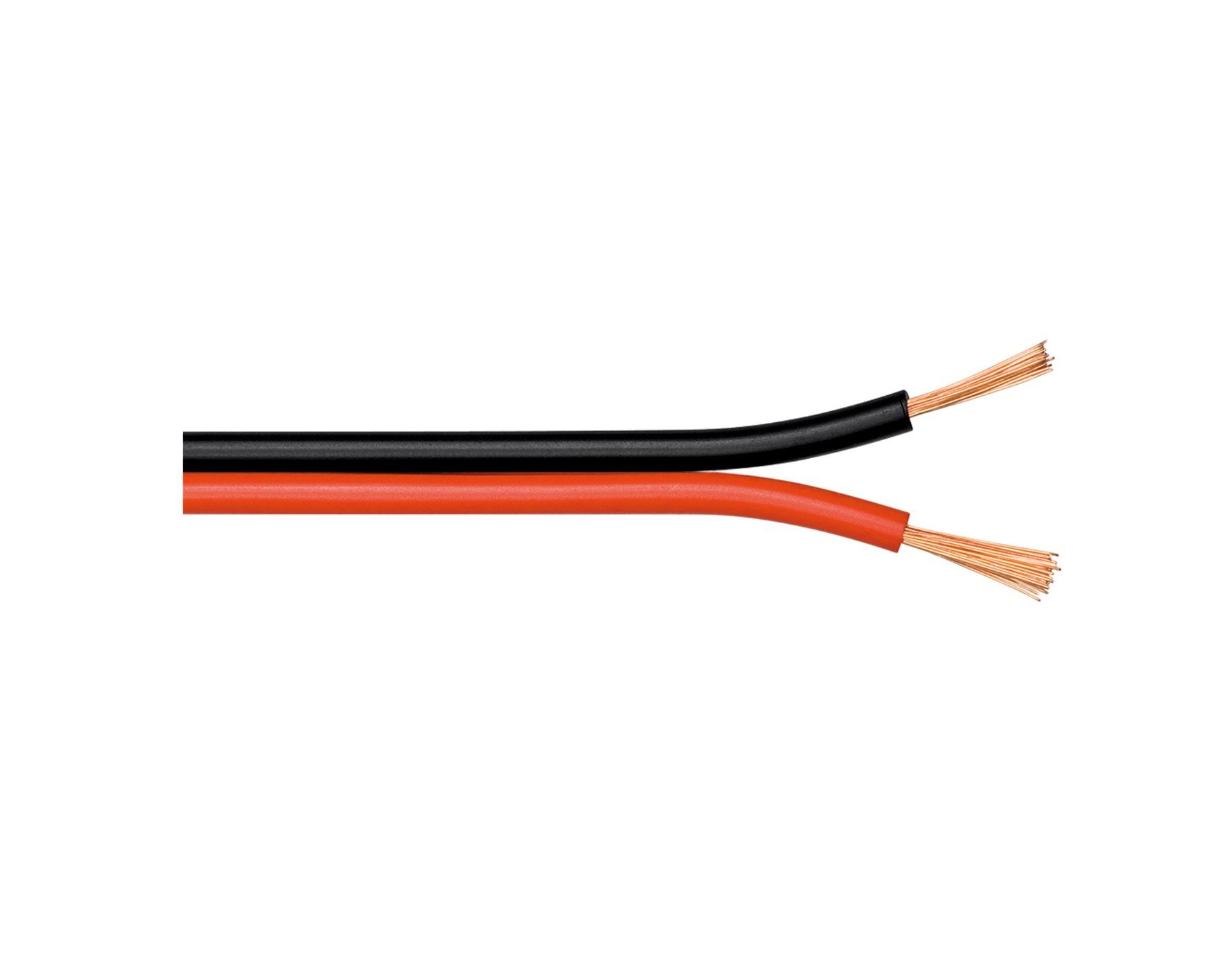 Goobay Twin-Stranded Wire, 10m, 0.50mm² - Black