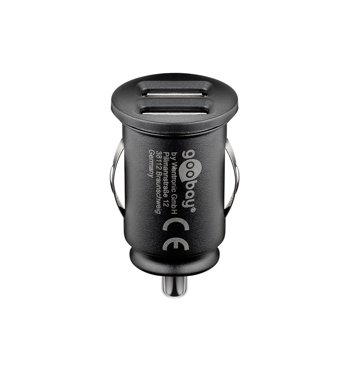 Goobay Dual USB Car Charger 3.1A - Black