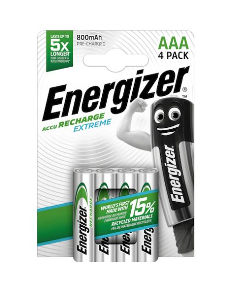 Energizer Recharge Extreme AAA 800 mAh - (4 pcs)