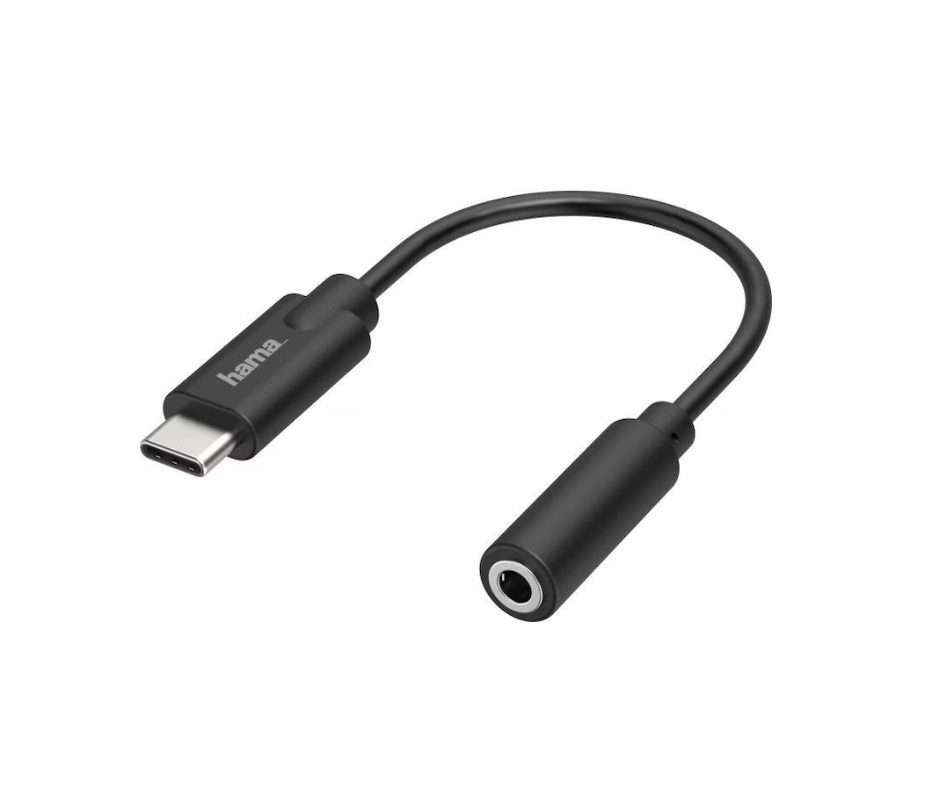 Hama USB-C to 3.5mm Jack Adapter – Seamless Audio Connection