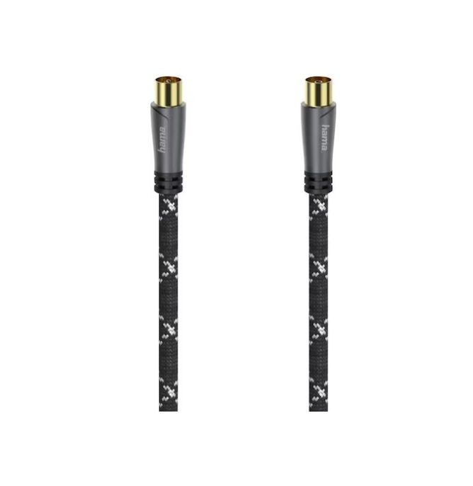 Hama 120 dB Coax Plug to Coax Coupling – High-Quality Signal Transmission