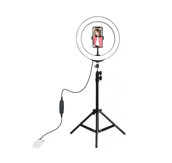 Puluz PKT3035 26cm Selfie Video Ring Light - Perfect for Vlogs & Beauty